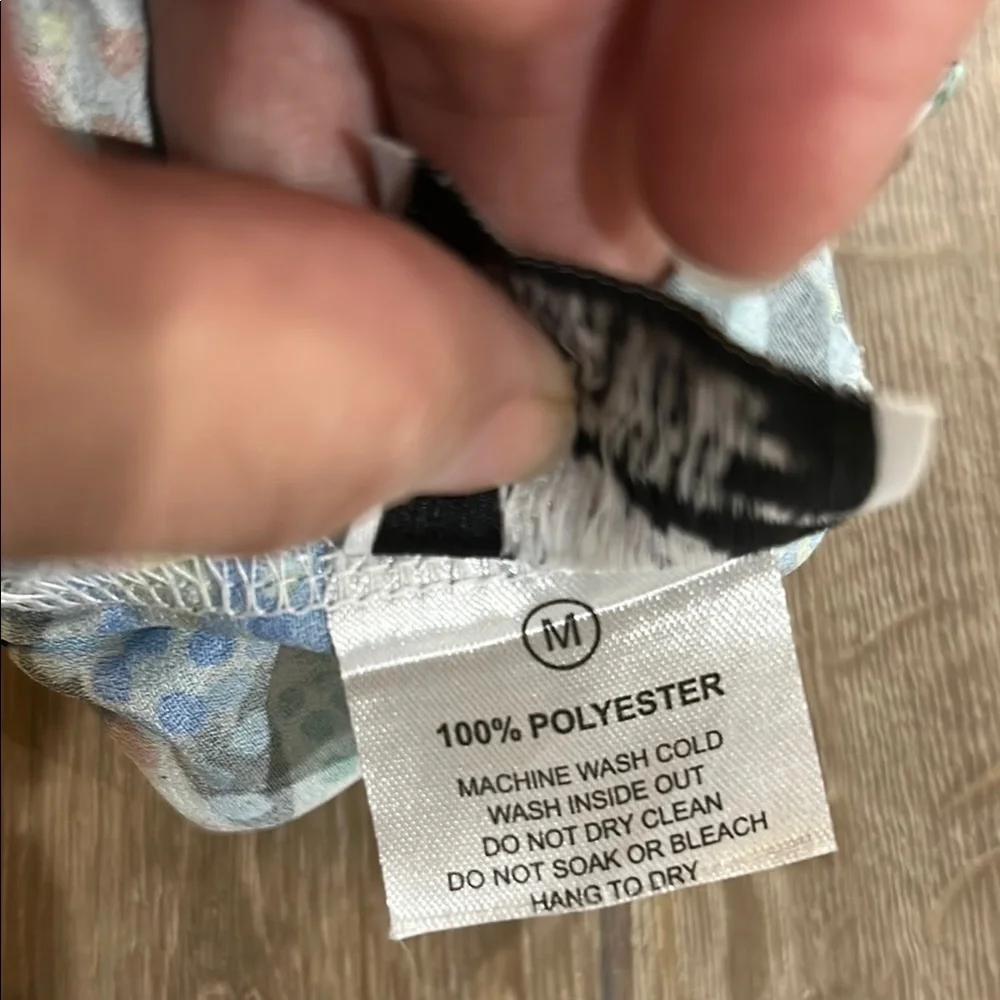 NWOT - ART MOSAIC FASHION by JANE VALLEJO Colorful Cinch Waist Women's Blouse - Picture 4 of 9